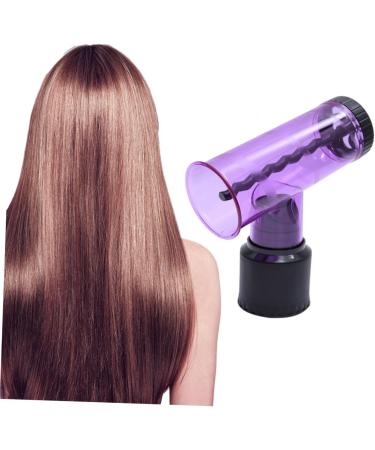 Mikinona Nozzle for Hair Dryer Hair Dryer Nozzle Hair Dryer Connectors Hairdressing Curlers Purple - Buy Online on GoSupps.com