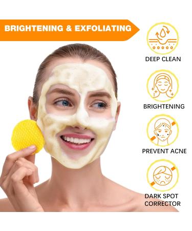 Turmeric Kojic Acid Cleansing Pads - 50 Pcs Exfoliating Face Pads for Dark Spots Gentle & Safe Formula - Buy Online on GoSupps.com