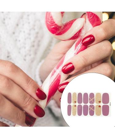 dijiusidy Nail Art Stickers Self-Adhesive Fingernail Decal with Strap Glue DIY Art Decor Full Cover Manicure Kits for Women Girls YMX189 - Buy Online on GoSupps.com