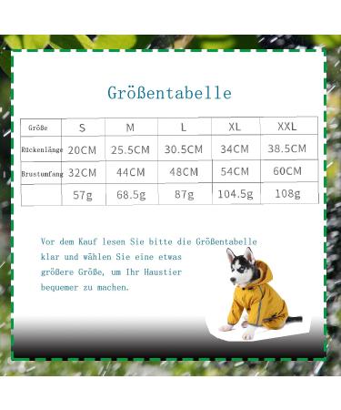 Reflective Waterproof Dog Raincoat - Adjustable Rain Jacket for Small Dogs | Durable Rain Cape with Hood - Buy Online on GoSupps.com