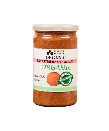 Blessfull Healing Organic Ghost Chilli Powder 200 Gram (Packing May Vary) 200 Gram 7.05 oz
