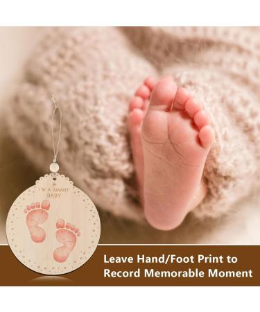 Ouligay Milestone Cards | Wood Baby Announcement Signs | Hello World & Milk Cards | Double-Born Hospital Milestone Cards for Baby Parties - Buy Online on GoSupps.com