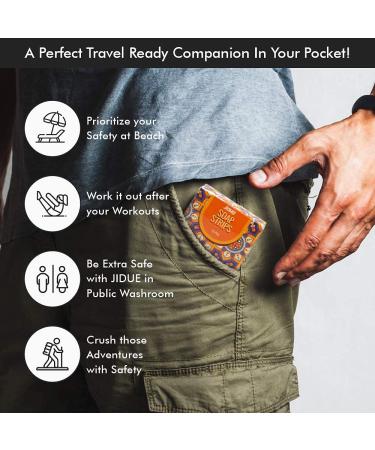 Jidue 300pcs Soap Sheets Gift Box - Portable Foaming Disposable Soap x75 Pack - Hand Washing Cleaning Paper Soap - Skin Friendly for Kids & Adults - Travel Camping Hiking - Buy Online on GoSupps.com