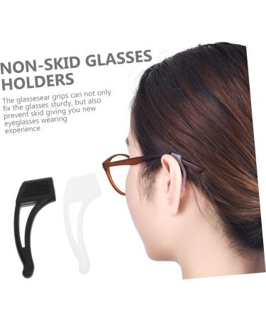 Healeved 20 Pairs Anti-Slip Silicone Glasses Covers & Holders | Ear Protectors for Schnapps Glasses | Durable Black & White Gel Pads (3.6x1.3cm) - Buy Online on GoSupps.com