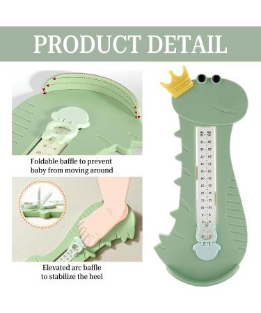 Buy Panyi Footmonds Children's Shoe Measuring Device - Dinosaur Design for Kids (0-8 Years) - Accurate Shoe Size Guide in Green - Buy Online on GoSupps.com