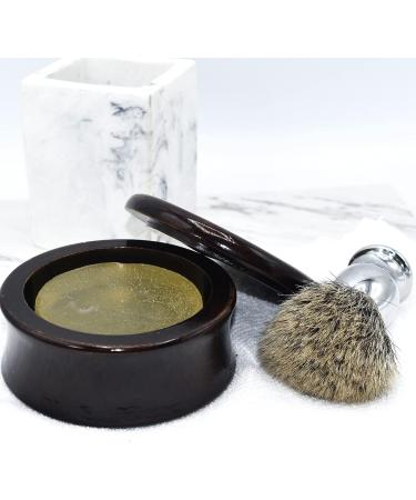 Parker Hand Carved Mango Wood Shaving Soap Bowl - Classic Style - Buy Online on GoSupps.com