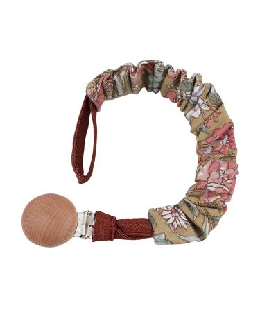 Handmade Baby Pacifier Chain | Teething Clips & Beech Wood Toy for Newborns | Soft Cotton Chewable Pacifiers - M48 - Buy Online on GoSupps.com