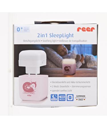 Reer Sleeplight 2in1 Night Light - Cherry Blossom Pink Battery & Socket Operated On-Off & Sensor Mode - International Shipping Available - Buy Online on GoSupps.com