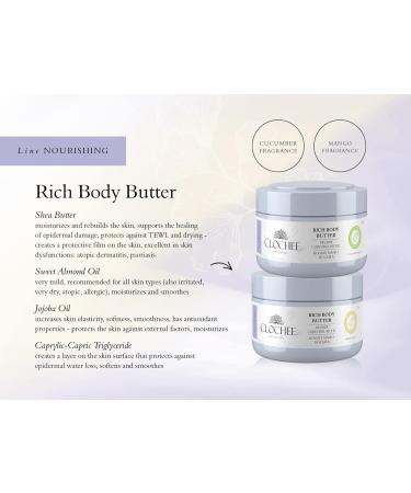 Rich Body Butter - Hydrating Mango Scent | Luxurious Skin Moisturizer for All Skin Types - Shop Internationally - Buy Online on GoSupps.com