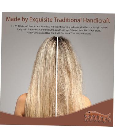 Healeved 5-St Fish-Shaped Ergonomic Massage Comb - Portable Acupuncture Tool for Head and Scalp - Ideal Wooden Comb for Women - Buy Online on GoSupps.com