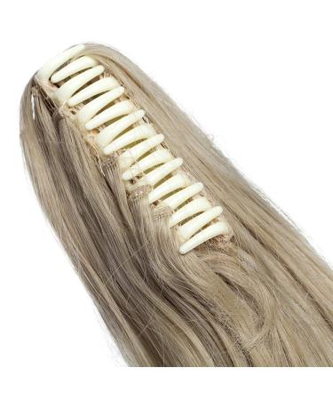 Voluminous Wavy Ash Blonde Ponytail Braid Hair Extension - 61cm 150g Human Hair Piece - Buy Online on GoSupps.com