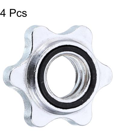 QUARKZMAN Dumbbell Lock Screw Clamps - 28mm Non-Slip Locking Clamps for Weights | Set of 4 - Perfect for Secure Workouts - Buy Online on GoSupps.com