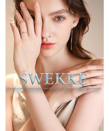 Shop Halloween Press On Nails - Medium Square French Fake Nails with White Spider Web | 24 Pcs Glossy Acrylic Nails for Women & Girls - Perfect for Nightmare Before Christmas - Buy Online on GoSupps.com