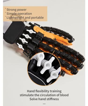 Robotic Gloves for Stroke Treatment Aid Hand Rehabilitation Training Glove Exerciser for Stroke Patient Portable Equipment for Hand Exercise and Therapy left hand Medium - Buy Online on GoSupps.com
