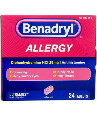 Benadryl Ultra Allergy Relief Tablets - 24ct - Buy Online on GoSupps.com