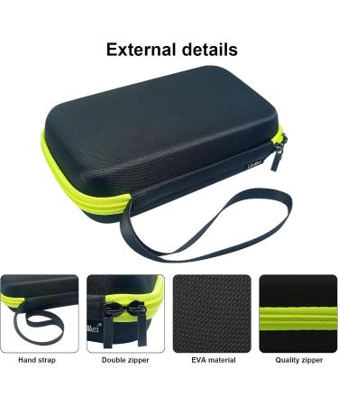 One Blade Pro Case Compatible with Philips Norelco Oneblade QP6510/70 QP6520/70 Pro Wet/Dry Electric Shaver and Trimmer Electric Razor Storage Case (Green) - Buy Online on GoSupps.com