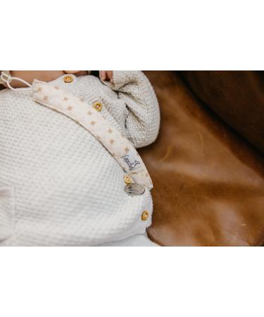Eden by Copper Pearl Binky Clip 3 Pack Set - Stylish and Secure Baby Pacifier Holder Set - Buy Online on GoSupps.com