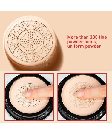 Mushroom Head Air Cushion CC Cream: Moisturizing BB Liquid Foundation for Even Skin Tone - A-Natural - Buy Online on GoSupps.com