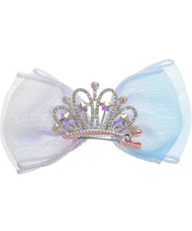 FRCOLOR Colored Hair Bow Clip bow hairpin color alligator clips princess clip s bows princess hair bows clips crown tiny hair hairclips wedding rhinestones crown hair - Buy Online on GoSupps.com