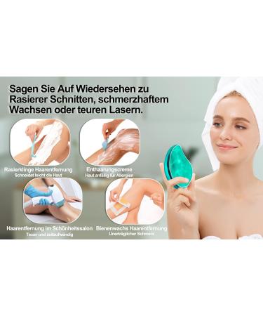 Lebexy Nano Hair Remover Stone Painless Crystal Hair Removal Tool for Women | Gentle Epilator for Smooth Skin Without Shaving Pain - Buy Online on GoSupps.com