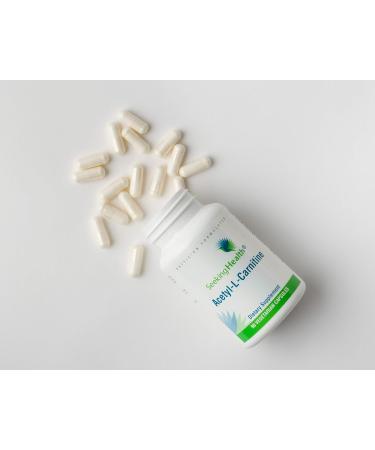 Seeking Health Acetyl-L-Carnitine 500mg - Energy, Fat Metabolism, Brain & Mood Support - 90 Vegan Capsules - Buy Online on GoSupps.com