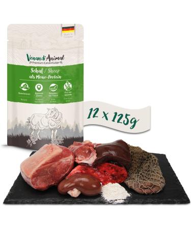Buy Venandi Animal Premium Grain-Free Cat Food - Monoprotein Sheep Wet Food (12 x 125g) - Natural & Healthy for Your Cat - Buy Online on GoSupps.com
