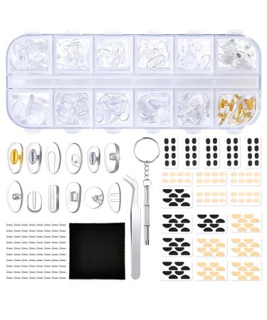 140 pairs glasses nose pads nose pads glasses nasal pads glasses self-adhesive glasses repair set nose pads silicone nose pads can be used to repair most glasses frames - Buy Online on GoSupps.com