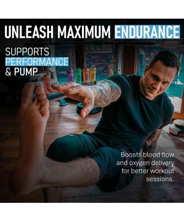 VNDL Pre Workout Powder for Men & Women- Enjoy a Clean Energy Boost with No Sugar Featuring L-Citrulline & L-Tyrosine for Improved Endurance- Nootropic Formula in Blue Razz Gummies Flavor - 40 Servings - Buy Online on GoSupps.com