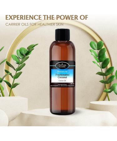 100% Pure Fractionated Coconut Oil Liquid 200 ml - Hair Treatment for Skin and Hair - Buy Online on GoSupps.com