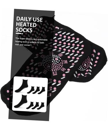 ToddMomy Self-Warming Magnetic Elastic Socks for Couples | Turmalin Acupressure Reusable Heating Socks for Men & Women | Perfect for Hiking | Cotton | 28x9.5x0.1cm | International Shipping Available - Buy Online on GoSupps.com