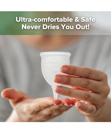 Haakaa Sensicup Menstrual Cup | Medical Grade Silicone | Eco-Friendly Alternative to Tampons & Pads | 20ml - 1pc - Buy Online on GoSupps.com