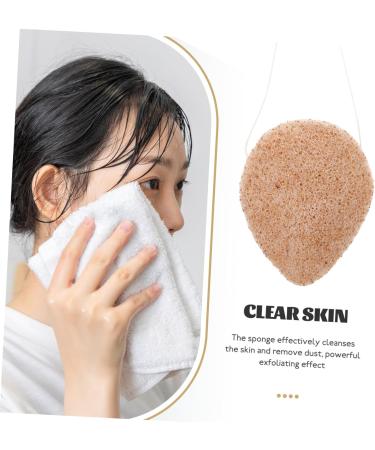 HONMEET Walnut Cleansing Puff Face Cleaning Sponge Face Scrubber Facial Cleansing Sponge Face Washing Sponge Facial Sponge Face Sponges for Cleansing Face Sponge for Washing Face - Buy Online on GoSupps.com