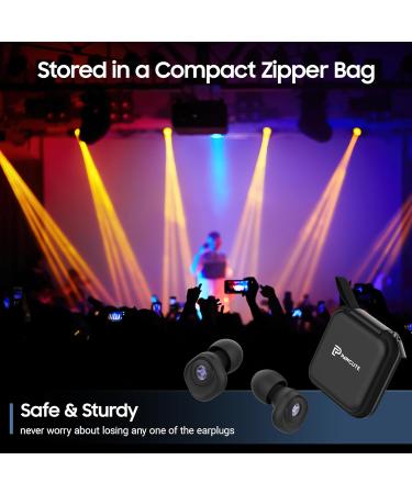 High-Quality Reusable Silicone Earplugs for Concerts | 23dB Noise Reduction | 8 Ear Tips Included | Perfect for Musicians & Events - Buy Online on GoSupps.com