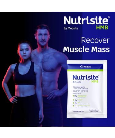 Nutrisite HMB - Special Medical Purpose Powdered Formula | Whey Protein Isolate L-Arginine Vitamins A C D & Zinc - 31.5g (1.11oz) - International Shipping Available - Buy Online on GoSupps.com
