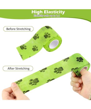 Ukofew 6pcs Self-Adhesive Bandage for Pets & Horses | Elastic Cohesive Wrap for Dogs Cats & Injuries (5cm x 4.5m) - Shop Now! - Buy Online on GoSupps.com