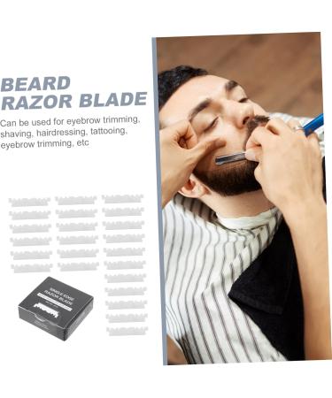 Vintorky 100th Razor Blade - Disposable Facial Razor with Cleaning Fluid | Rustproof Steel Beard & Hairdressing Salon Cutter - Buy Online on GoSupps.com