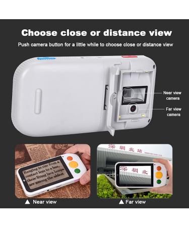Electronic Reading Aid Digital Magnifier Portable Video Magnifier Reading Aide for Low Vision with 4.3 Inch Monitor for Reading Aid - Buy Online on GoSupps.com