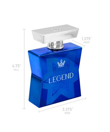 Eternal Legend EDP Inspired by Sauvage 3.4 oz (100ml) Long-lasting Vegan Clean Ingredients Cologne Spray 2000 sprays per bottle - Buy Online on GoSupps.com