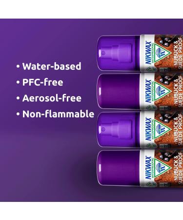125ml Nikwax Nubuck and Suede Spray - Transparent Single Pack - Buy Online on GoSupps.com