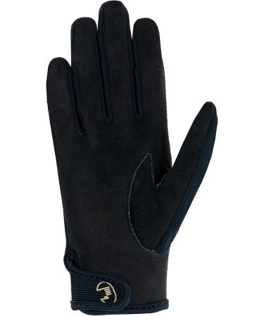 Roeckl Sports Kids Riding Gloves - Tryon Summer Gloves in 4 Colors Sizes 3-7 Black/Gold - Buy Online on GoSupps.com