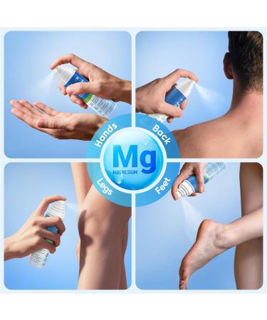 AOSORW Pure Magnesium Oil Spray - Natural Topical Magnesium for Nighttime Comfort Sleep - Non-Greasy for Feet Hands and Body - 4.8 fl oz (Pack of 1) - Buy Online on GoSupps.com