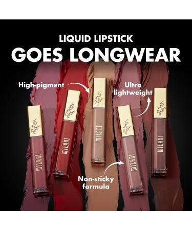 Milani Amore Matte Lip Creme in Babe - Long-Lasting Matte Lipstick - Buy Online on GoSupps.com