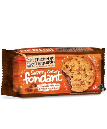 MICHEL ET AUGUSTIN - Super fondant heart with pecan, caramel and dark chocolate - 180g