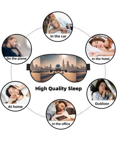 Unisex Adjustable Buckle Sleep Eye Mask - Ideal for Travel Yoga Office & Naps | Blackout Design - Buy Online on GoSupps.com