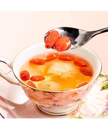  HQZMCTE Premium Chinese Goji Berry Herbal Tea for a Healthy Lifestyle 120g / 4.23oz Sweet Taste Additive-Free - Buy Online on GoSupps.com