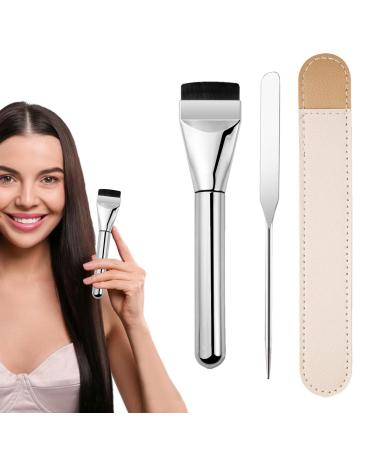 Flat Foundation Brush - Foundation Liquid Makeup Concealer Brush - Smooth Application Makeup Tool for Travel Business Trip Home Dormitory