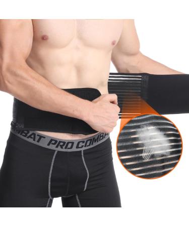 Air Mesh Back Support Belt for Men & Women | Lower Back Pain Relief & Anti-Skid Lumbar Support for Sciatica & Scoliosis | Black Size L (Waist: 39.7-51.1 Inch - Buy Online on GoSupps.com