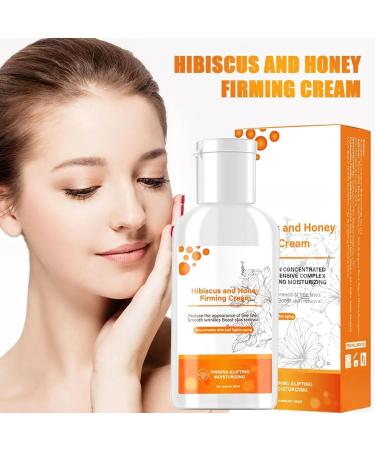 Hibiscus and Honey Firming Cream Skin Tightening Lotion for Face & Body Double Chin Reducer Neck Firming Cream with Collagen Firming & Lifting Reduces Wrinkles and Fine Lines - Buy Online on GoSupps.com