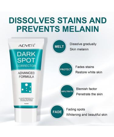 Dark Spot Corrector Cream for Face - Fade Black Precipitates, Remove Freckles & Spots - All Skin Tone Types - Buy Online on GoSupps.com