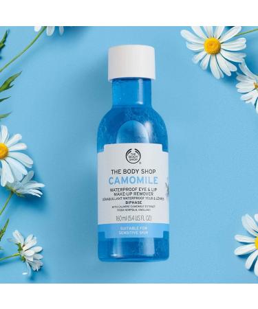 The Body Shop Camomile Waterproof Eye & Lip Makeup Remover 150ml - Buy Online on GoSupps.com